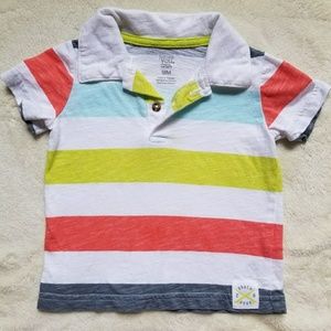 12m Collared Striped Polo!